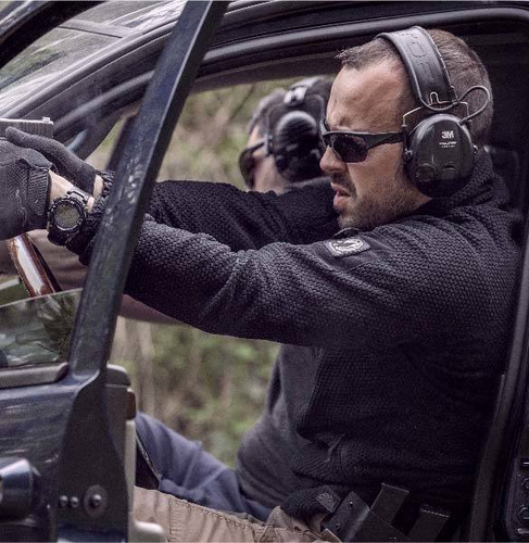 Helikon - Alpha Tactical Grid Fleece Jacket - Black - BL-ALT-FG-01