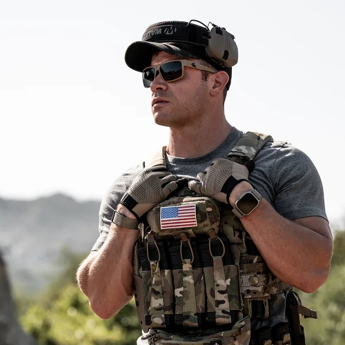 Gatorz - Safety Glasses Rig - Smoke - Tan - GZ-14-301