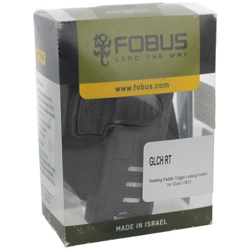 Fobus - Holster for Glock 17, 19, 19X, 22, 23, 31, 32, 34, 35, 45 - Rotating Paddle - Right - GLCH RT