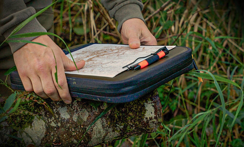 Rite in the Rain - Organizer Monsoon Command Desk - Olive/Black- 298