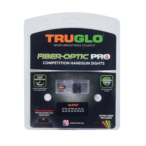 TruGlo - Fiber-Optic Pro Pistol Sights - Glock 17/19 - TG132G1