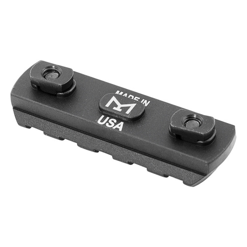 MFT - Tekko Metal M-LOK 2 3/8'' Picatinny Rail - 5 Slots - Black - TMMLR5