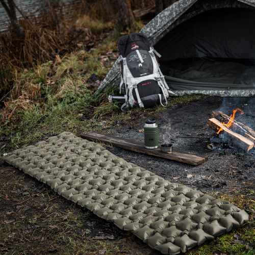 M-Tac - Inflating Sleeping Mat - 195x60 cm - Olive - 60018001