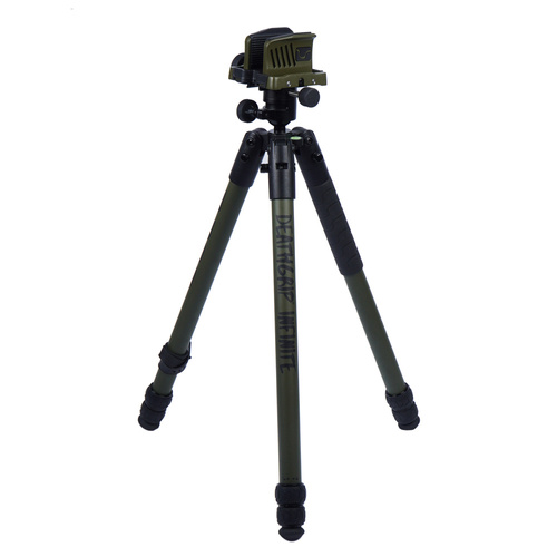 BOG - Shooting Tripod Deathgrip Infinite - Aluminum - Arca Swiss Rail - Olive Drab - 1159188
