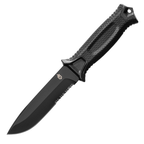 Gerber - Strongarm Knife - Serrated - Black - 31-003648