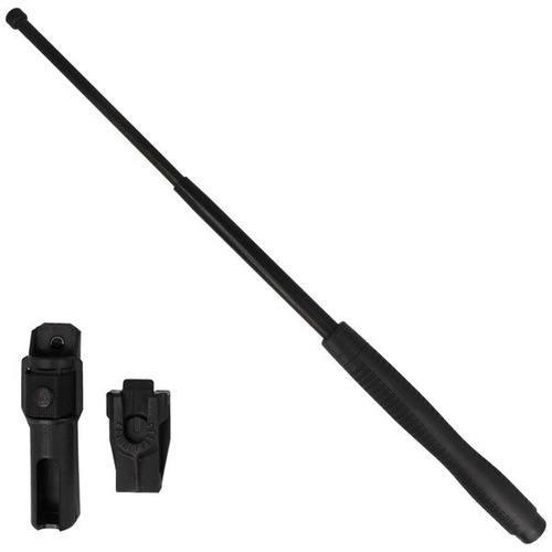 ESP - Hardened expandable baton with holder - 23'' - Ergonomic handle - Black - EXB-23HE BLK BH-55