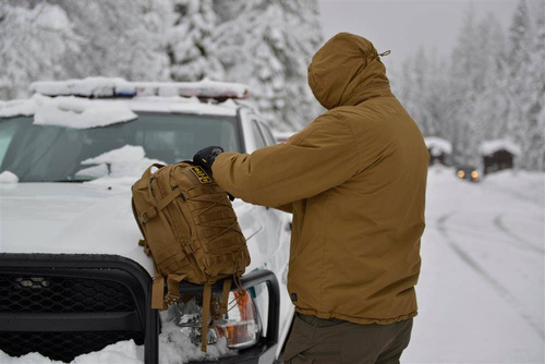 Helikon - Lightweight Winter Jacket Level 7 - Climashield® Apex™ - Alpha Green - KU-L70-NL-36