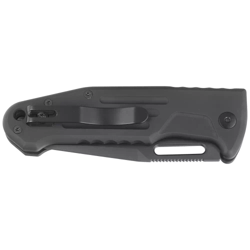 Fox - Automatic Knife New Smarty - Clip Point - Aluminum - PVD - N690Co - Black - FX-503 ALB