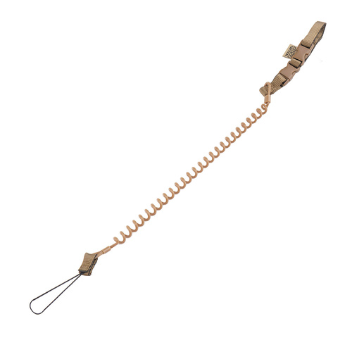 Cetacea Tactical - Plain Clothes Mini-Coil Lanyard - Coyote Brown - TA-PCO-COY