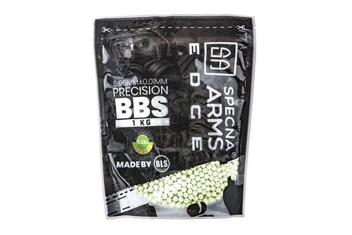 Specna Arms - EDGE™ Tracer Precision Balls - 0.25g - 4000 pcs - Green - SPE-16-027232