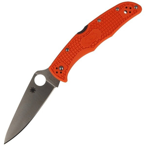 Spyderco - Endura® 4 FRN Flat Ground Orange Knife - C10FPOR