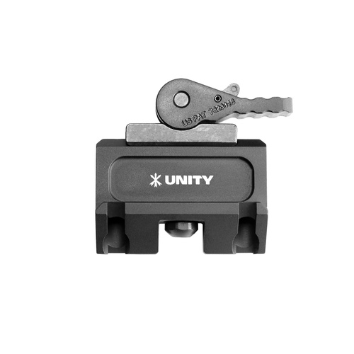 Unity Tactical - RAXIS Picatinny FAST QD Mount for MAWL Lasers - Aluminum - Black - LM-MIB-QD