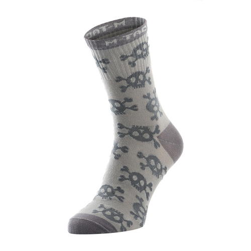 M-Tac - Mk.3 Summer Socks - Pirate Skull - Light Grey - 30903911
