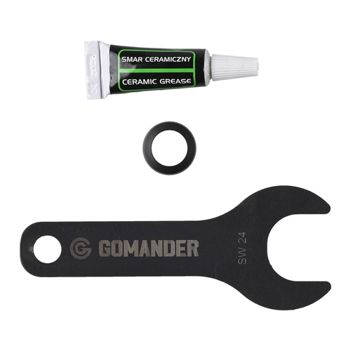 Gomander - Quadron Flame Compensator - 9 mm - 1/2x28 UNEF-9 - Black - TB0.10174