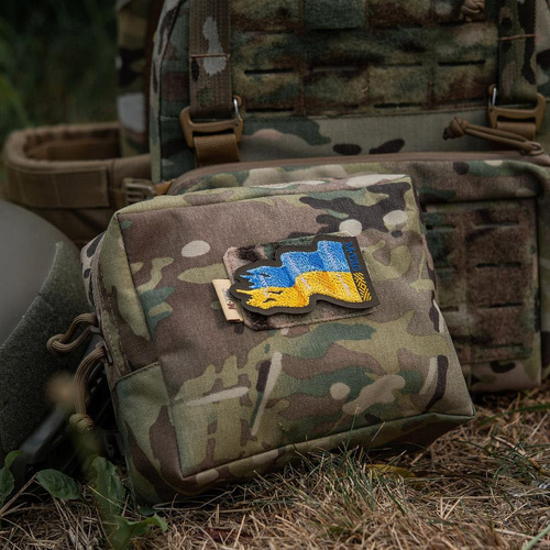 M-Tac - Ukraine Flag Patch - Embroidery - Cordura 500D - Left - Ranger Green - 51298023