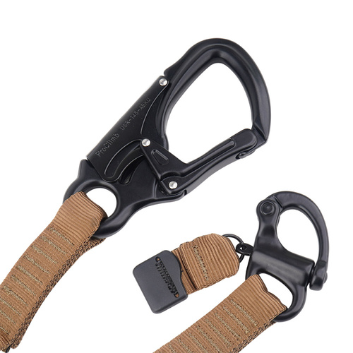 Cetacea Tactical - 39.5'' Operator Retention Lanyard with Shackle - Coyote Brown - TA-ORL2SS-COY