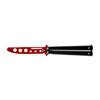 Joker - Butterfly Training Knife - 3Cr13MoV - Black / Red - JKR830