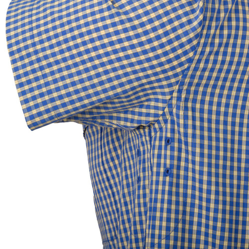 Helikon - Covert Concealed Carry Short Sleeve Shirt - Royal Blue Checkered - KO-CCS-CB-C4