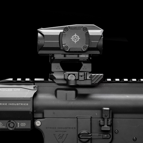 Strike Industries - QD Mount for T1/T2 Collimators - Picatiny - Black - SI-T1-QDRA-BK