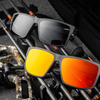 Gatorz - Safety Glasses Delta - Polarized - Black - GDELMTBLK01MBP