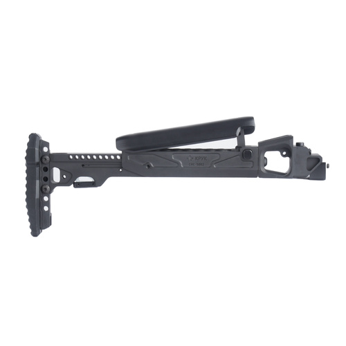 Kruk - Fixed Buttstock with Adapter for AKM/AK-74 Platform - Black - CRC 5002/9035-BLK