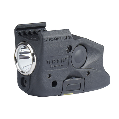 Streamlight - Tactical Weapon Flashlight with Laser TLR-6 HL G - Glock Rail Mount - Black - L-69353