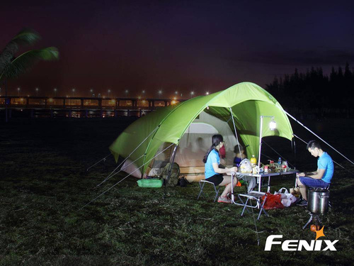 Fenix - Camping LED Flashlight - 650 Lumen - 18650 - Black - CL30R