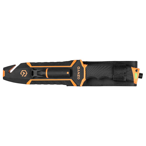 Ganzo - Tactical Knife G8012V2 - Black / Orange - G8012V2-OR