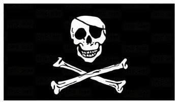 FOSTEX - Pirate Flag - 90x150 cm - 447200-166