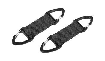 101 Inc. - Double carabiner set - 2 pcs - Black - JF001