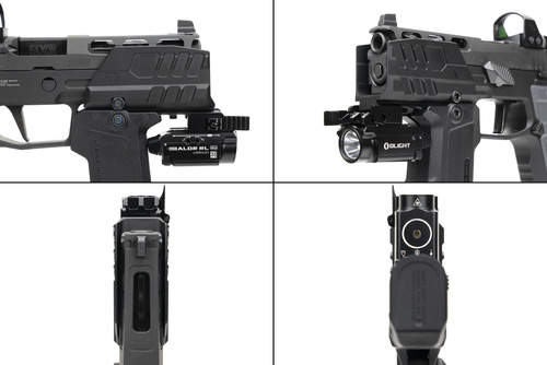 Strike Industries - Blast Shield for SMC Alfa/Bravo Pistols - Black - SI-SMC-BS-S