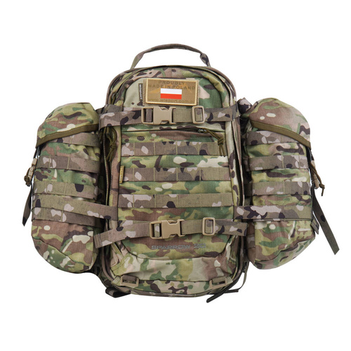 WISPORT - Sparrow 20 II backpack with two side pockets - 20 + 10 l - Multicam
