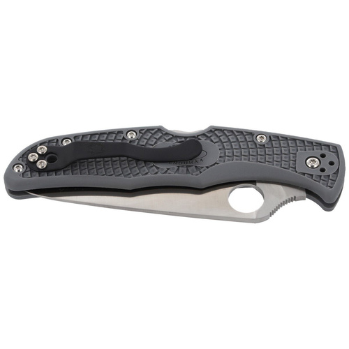 Spyderco - Endura® 4 FRN Flat Ground Gray Knife - C10FPGY
