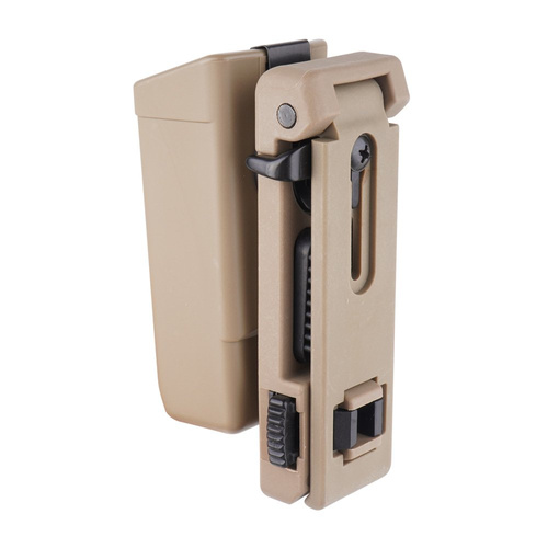 ESP - Plastic Holder for Double Stack 9mm Magazine - UBC-02 Mount - Khaki - MH-14
