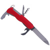Mikov - Multifunction Pocket Knife Praktik 110 mm - 5 Tools - Red - 115-NH-5/AK RED
