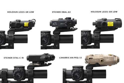 Strike Industries - ASM Ring Cap Multi-Optic Mount System - Picatinny - Black - SI-STRIKE-ASM-OM