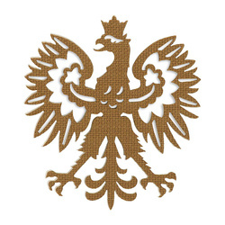 M-Tac - Polish Eagle Laser Cut Patch - Cordura 500D - Coyote - 51008005