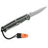 Ganzo - G7412 EDC Folding Knife with Whistle - G-Lock - Green - G7412-GR-WS
