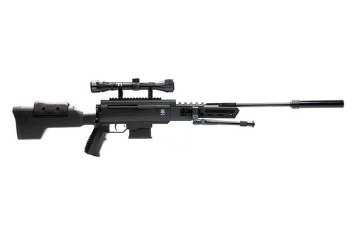 Black Ops - Break-Action Air Rifle Sniper with 4x32 Scope and Bipod - 5.5mm - B1091