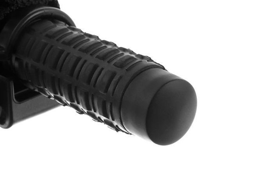 ESP - Non-hardened expandable baton with holder - 16" - Anti-slip handle - Black - ExB-16N BLK BH-02