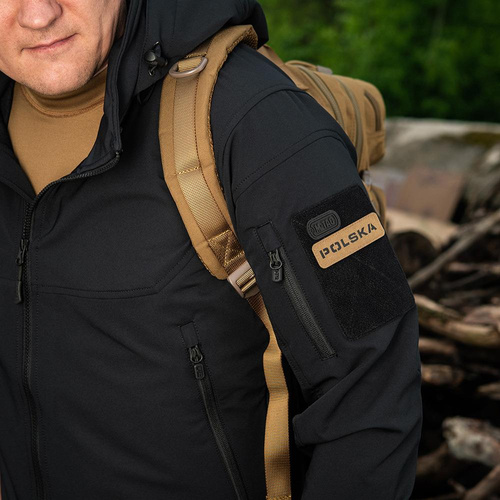 M-Tac - Patch Poland 25х80 - Laser Cut - Black / Coyote - 51004105