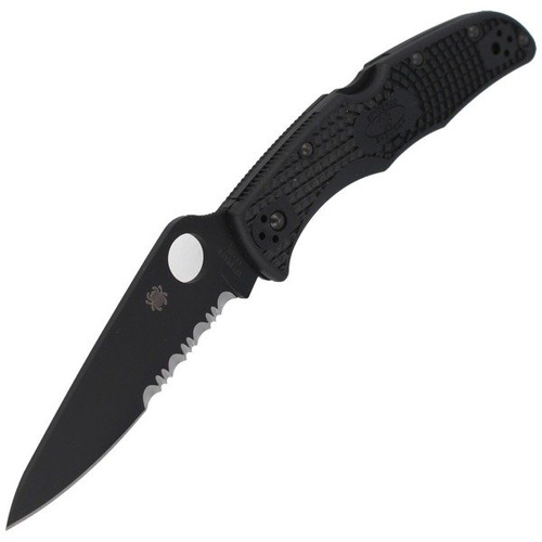Spyderco - Endura® 4 FRN Black / Black Blade SpyderEdge Knife - C10PSBBK