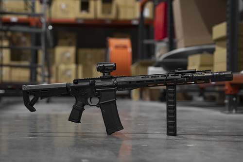 Strike Industries - Strike Stacked Angled CMS Front Grip - M-LOK - FDE - SI-AR-CMS-SAF-FDE