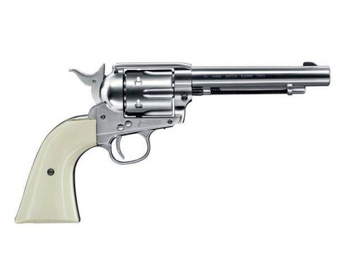 Umarex - Colt SAA .45-5.5" Airgun Revolver - Nickel Pearl - 4,5 mm BB - 5.8307