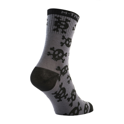 M-Tac - Mk.3 Summer Socks - Pirate Skull - Dark Grey - 30903912 