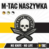 M-Tac - No Knife - No Life 3D PVC Patch - Black / White - 51128236