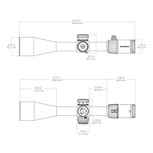 Vector Optics - Hunting Scope Taurus Gen II 5-30x56 - 30mm - FFP - Black - SCFF-66