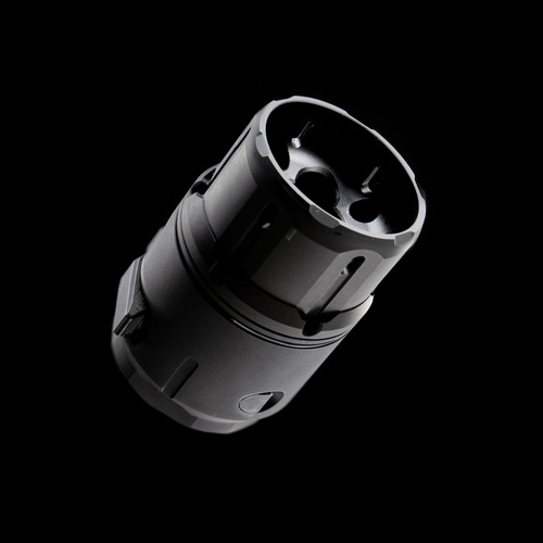 Strike Industries - Blast Shield for A2 Birdcage - Black - SI-BS-NATO-BK