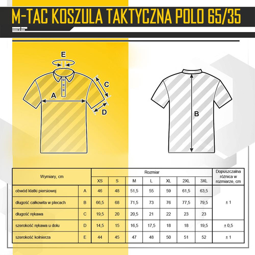 M-Tac - Tactical Polo Shirt 65/35 - Army Olive - 80014062