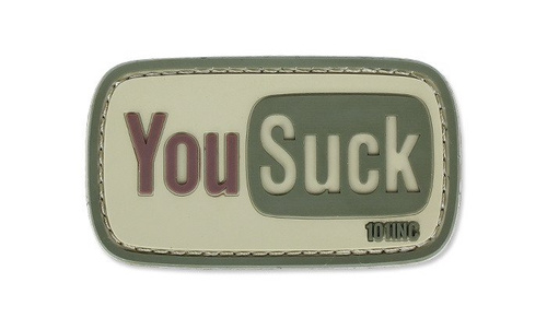 101 Inc. - 3D Patch - You Suck - Sand